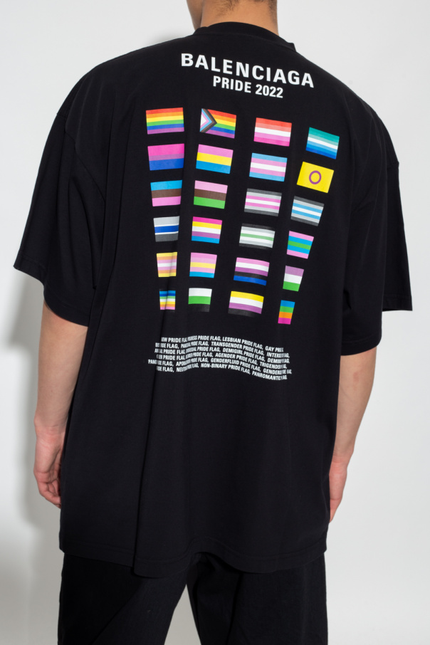 Balenciaga store pride shirt